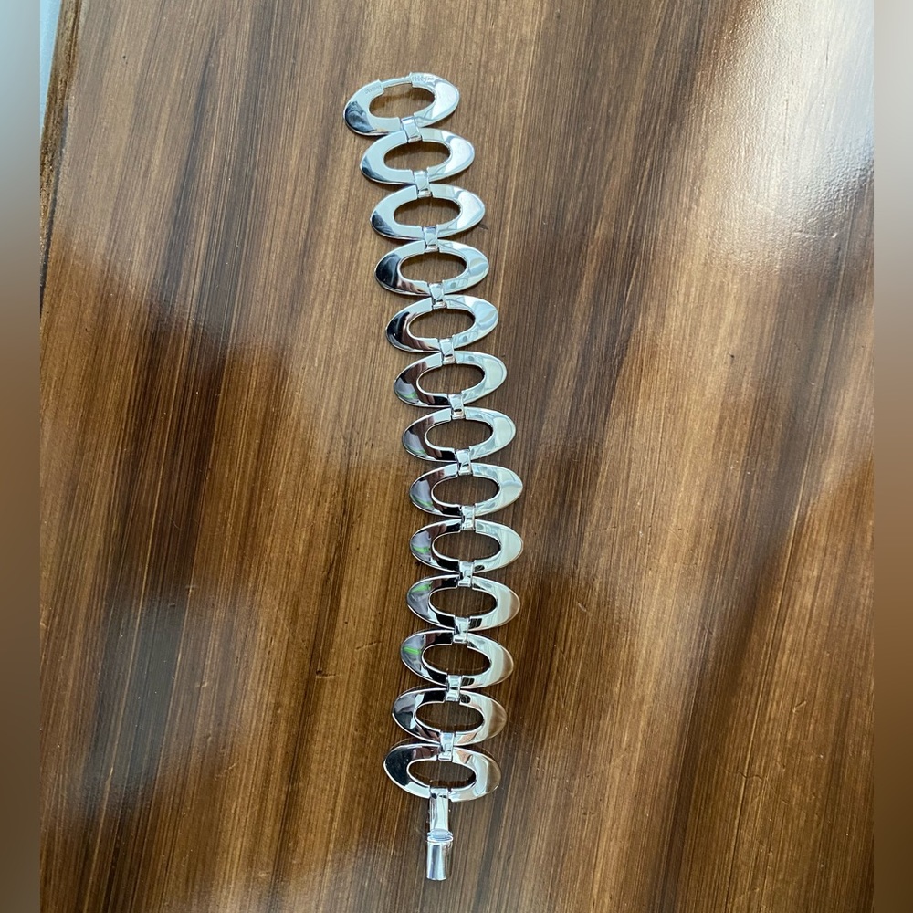 Dobbs Sterling Silver Rhodium Plated Bracelet